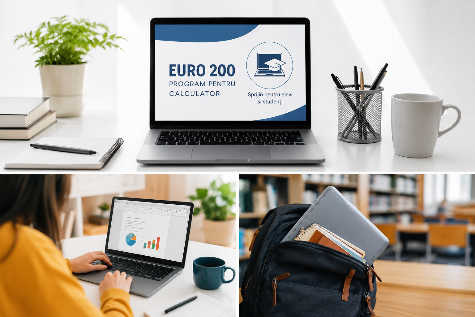 Comparație între două configurații de laptop potrivite pentru programul Euro 200